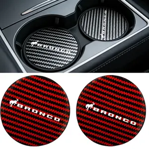 Car Coaster Set, Waterproof & Durable Design, Perfect Fit for Ford Broncos, Enhance Your Vehicle’s Functionality