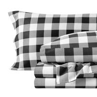 Buffalo Plaid - White/Black