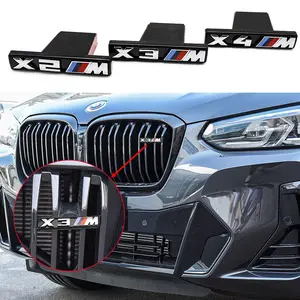 Bmw X Series Car Front Grille Emblem Replacement Decoration Badge, Personalized Modification Logo, Exterior Accessories
