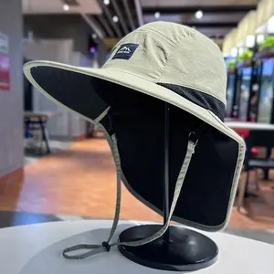 New summer sunscreen bucket hat big brim sun hat outdoor breathable quick drying men's and women's models camouflage pattern