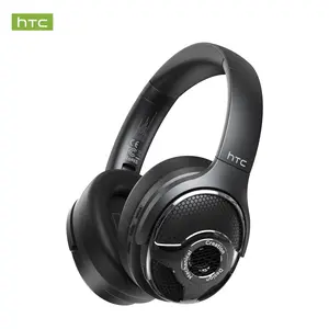 HTC HP09 2-in-1 Wireless Headphones, Flip to Speaker Mode Bluetooth Headset, Over-Ear Rotating Earcups, Hi-Fi Bass, 40H Battery, Foldable Lightweight for Travel, Home Office, Outdoor