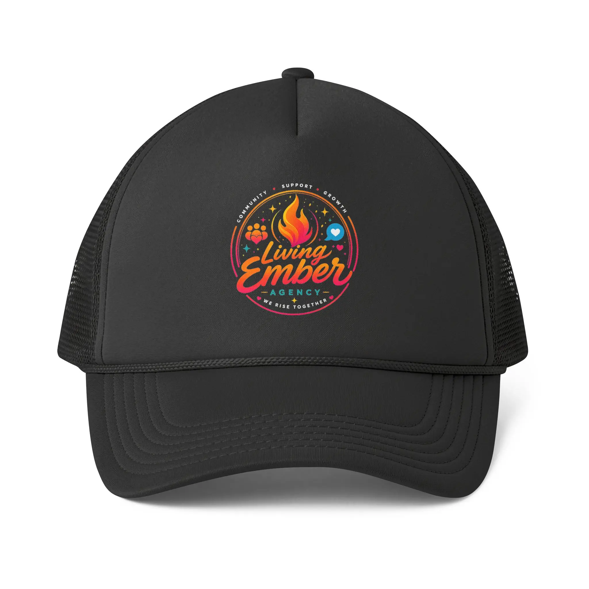 Living Ember V1 Foam Mesh-Back Trucker Cap