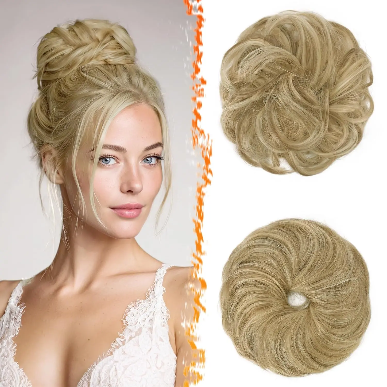 Golden Blonde with Highlights