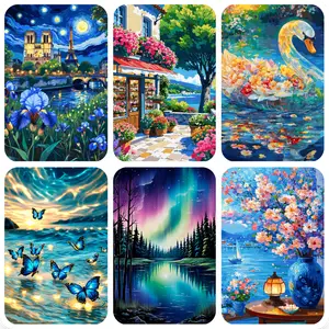 DIY Paint By Numbers Kit Easy Painting for All Ages Numbered Linen Canvas Numbers adults beginner Acrylic Paints 3 paintbrushes  16”x 20”canvas