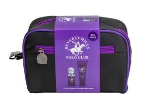 Beverly Hills Polo CHAMPION Club Dop Kit w/ 1oz EDT spray & 2.5oz Shower Gel
