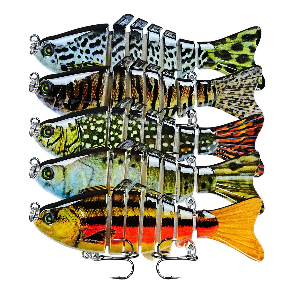 Sea Fishing Lure, Artificial Fishing Lure, Imitative Lure 10cm/15.5g, Multi-Section Fish Bait, Realistic Fake Bait, Ideal for Sea Fishing Enthusiasts, Artificial Lures