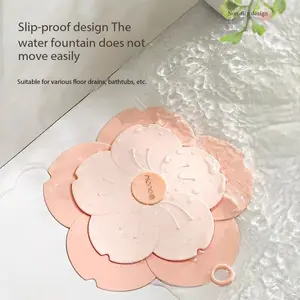 Odor-Proof Drain Plug Cover, Silicone Mat Toilet Deodorizer, Anti-Insect Sealed Lid, Bathroom Sink Trap Odor Blocker, Pack of 1