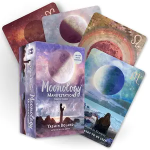 Moonology Manifestation Oracle: A 48-Card Moon Astrology Oracle Deck and Guidebook -- Yasmin Boland - Other