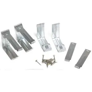 Amerimax Home Products 15020 4 Pack Gutter Fascia Bracket With Nails - 4 in