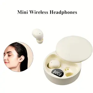 2026 New Mini Invisible Wireless Earbuds, Bluetooth 5.4 Hidden Sleep Earphones with Noise Cancelling, Small In-Ear Headphones for Work, Sleep & Sports