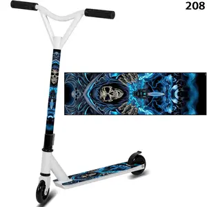 1 skull magician scooter sticker, skateboard sticker, personalized cool DIY-fashionable and durable, skateboard accessories, non-slip PVC sticker easy to install, suitable for Halloween decoration Christmas decoration gifts