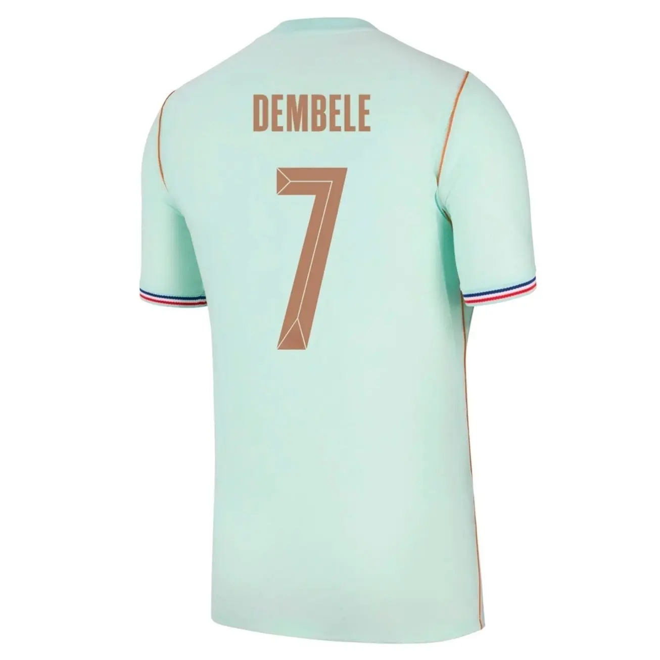 Unisex Soccer Mens Athletic Short Sleeve Football Shirt Sports Fan Training Top Breathable Lightweight Casual Streetwear Dembele 2026 Home Stadium Replica Jersey - Blue