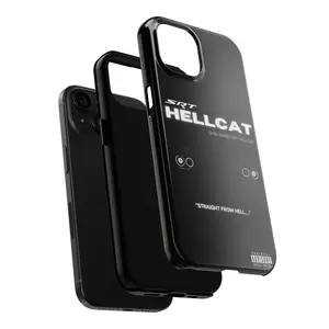 Vintage Dodge SRT Challenger Hellcat Case Phone cover,Slim case Car,Gift for fan case,Vintage Aesthetic phone,Phone Tough Case for 11, 12, 13, 14, 15, 16 Pro Max with TPU Lining, Design SamSung S21-S24