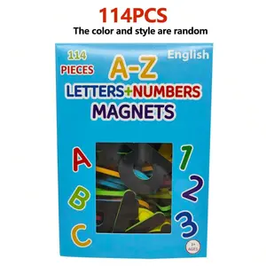 Colorful Magnetic Letter Stickers Set, Educational Toy for Kids, Early Learning Puzzle, Fun Design, Perfect Gift for Holidays/birthdays