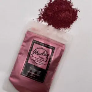 MuddySoapCo Cranberry Mica 1oz for Soap Making, Cosmetics, Bath Bombs
