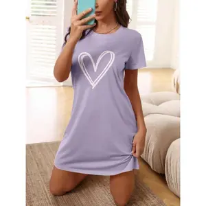 Women’s short-sleeved pajamas—soft, comfortable, breathable; casual home sleepwear; elegant everyday wear; pajamasGARMENTARY