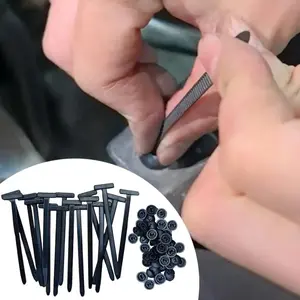 Nylon Cable Tie Buckles for Car Repairs & Daily Use - 20 Pack Multifunctional Zip Ties with Pin & Button Design, UV-Resistant Plastic Fasteners