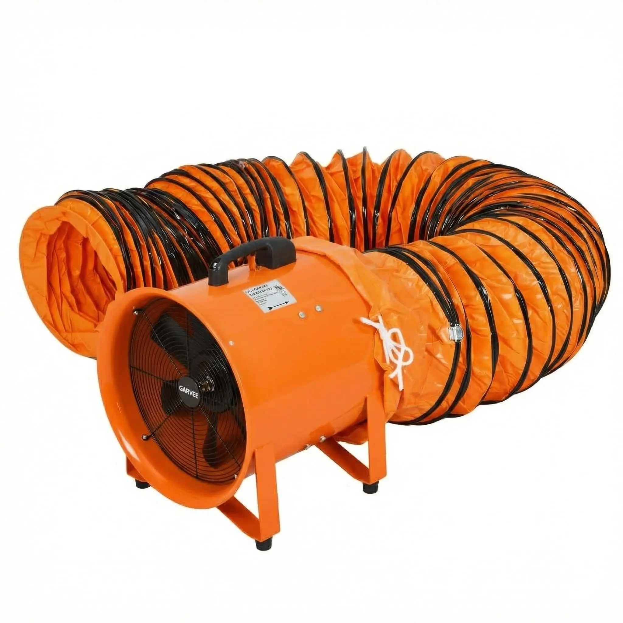 12" Utility Blower Exhaust Fan with 32.8 ft Duct, 3500 RPM & 3500 CFM Heavy Duty – High Velocity Low Noise Extraction & Ventilation Fan for Workshops or Confined Space