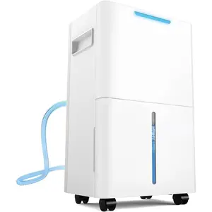 1500 Sq.ft Dehumidifier for Basement,  21 Pint Dehumidifiers with Drain Hose for  Large Room Bedroom Bathroom,   Removal,  Humidity Control & Display, 24H Timer, 3 Mode