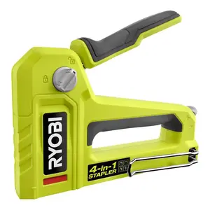 NEW Heavy-Duty 4-in-1 Stapler for Wood, Insulation, Cable, and Crafts Projects RYOBI
