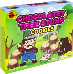 Chocolatey Tree Stump Cookies Delicious Cookie Product of Japan