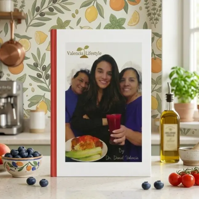 [New update 2026] Dr Valencia Diet Book, English and Spanish Edition, Valencia Lifestyle Meal Planner, Healthy Eating and Balanced Living Guide, Nutrition and Wellness Book with Everyday Meal Planning Tips