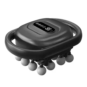 Smart 16-Node Matrix Muscle Massager - 20KG Deep Percussion, 20 Speeds LED Display, Ergonomic Ring Grip for Post-Workout Recovery