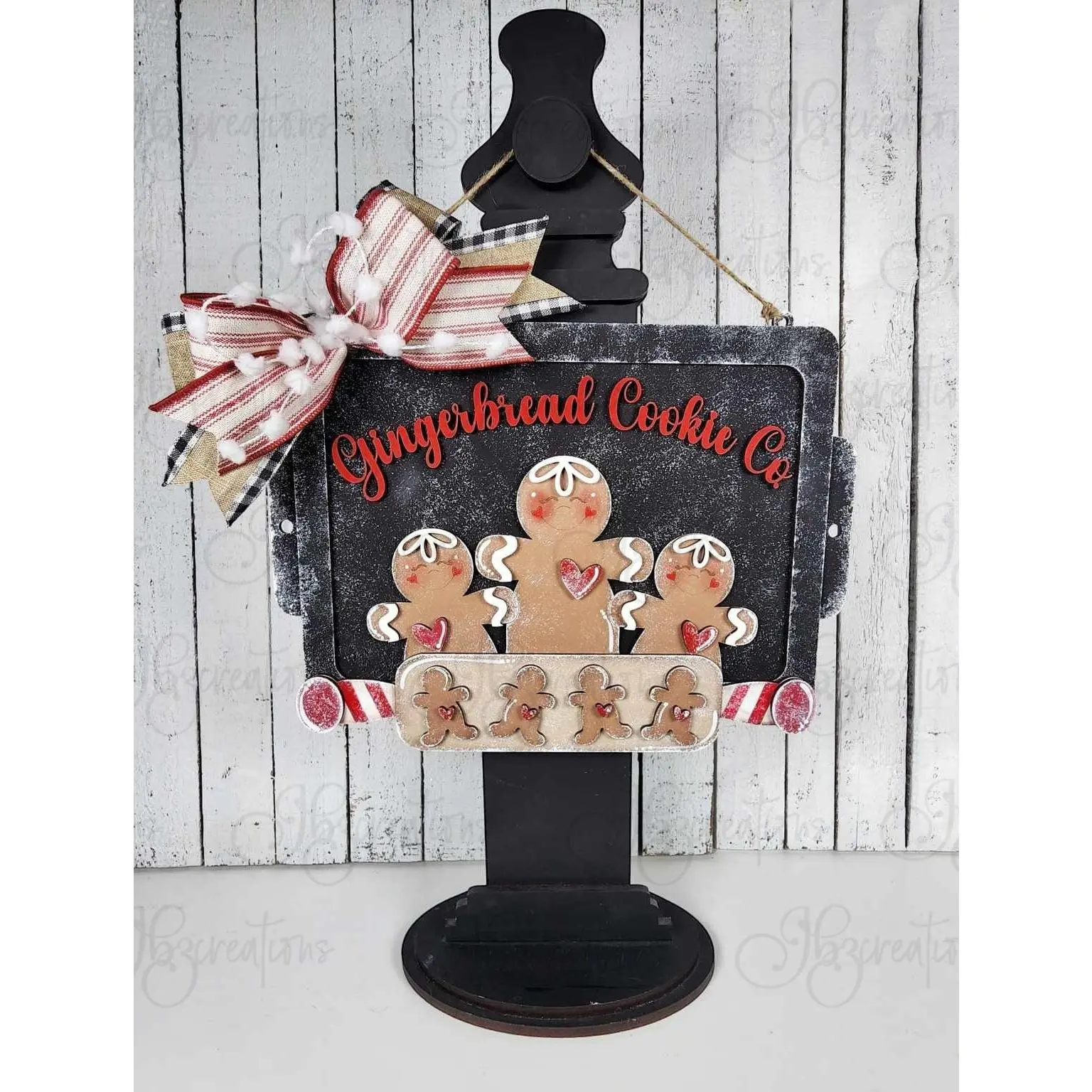 Gingerbread Man DIY Door Hanger Do It Yourself, Create It Yourself