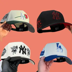 New Era MLB NY Yankees & LA Dodgers 9FORTY Adjustable Baseball Cap Snapback Hat for Men Women, Gorras de Béisbol Unisex, Classic Embroidered Team Logo, Streetwear Fashion Essential, Vintage Baseball Style, TikTok Trending USA Cap