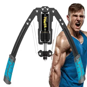 Twister Arm Exerciser - Adjustable 22-440lbs Hydraulic Power/Home Chest Expander/Shoulder Muscle Training Fitness Equipment/Arm Enhanced Exercise Strengthener Blue