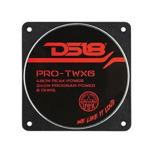 DS18 DS-PRO-TWX6 PRO 1.5 Inch VC Aluminum Super Bullet Tweeter 480 Watts 8-Ohm DS18