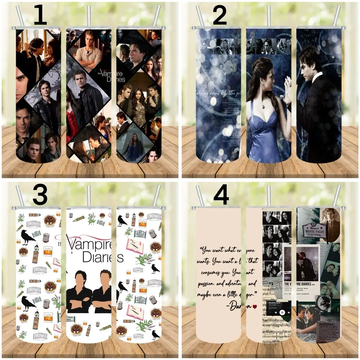 TVD - Vampire Brothers 20oz Tumblers