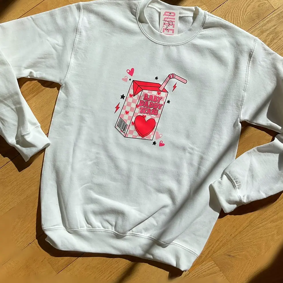 Baby Daddy Tears Crewneck Sweater Comfortable Womenswear Tops Hoodie