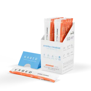 Kaged Hydra-Charge Stick Packs | Daily Electrolyte Powder Packets | Hydration Supplement | 15 Servings