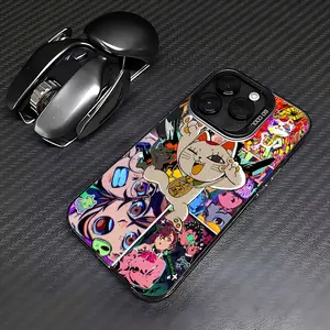 Cute Cartoon Cat Phone Case from The Fantasy Anime DAN DA DAN-S, Compatible with for iphone Models 17 17Air 16, 15, 14, 13, 12, 11 Pro Max, X, XS Max, Plus, Featuring a Shockproof Matte Back Cover.