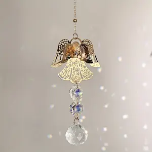 Angel Memorial Crystal Pendant, Gift for Mom, Sun Catcher, Rainbow Maker, Crystal Hanging Ornament, Hanging Decor, Beautiful Jewelry Accessory, Wall Hanging Ornament