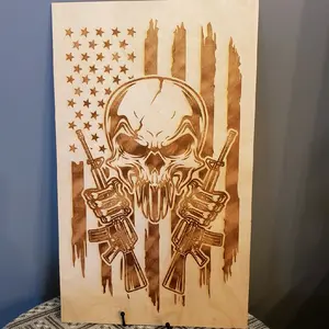 Punisher With Flag Sign