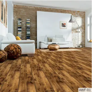 Matte PVC Self-Adhesive Floor Tiles Wholesale, American Wood Grain Home Renovation Waterproof Anti-Spill Kitchen Bedroom Flooring