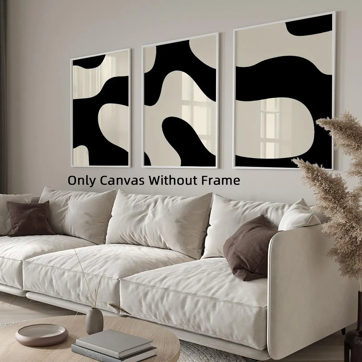 Abstract Geometry Graphics Canvas Poster, Geometric Pattern Design, Modern Minimal Wall Art, Wall Art Decor for Home Living Room Bedroom Office, Ornaments