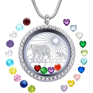 Mom Mother , Floating Charms Locket for Women