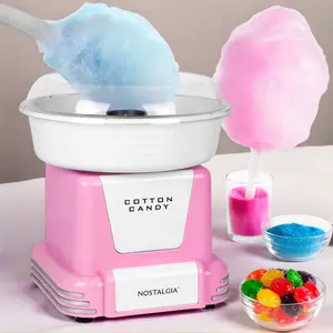 Hard & Sugar-Free Candy Cotton Candy Maker, Pink