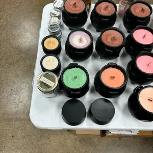 Cauldron Candles for Home Decor and Festive Ornaments