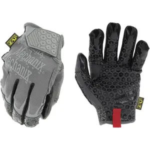 Box Cutter Gloves - Cut Resistant Work Gloves for Construction, Woodworking & Home Improvement - Machine Washable & Touchscreen Compatible - Large, Grey
