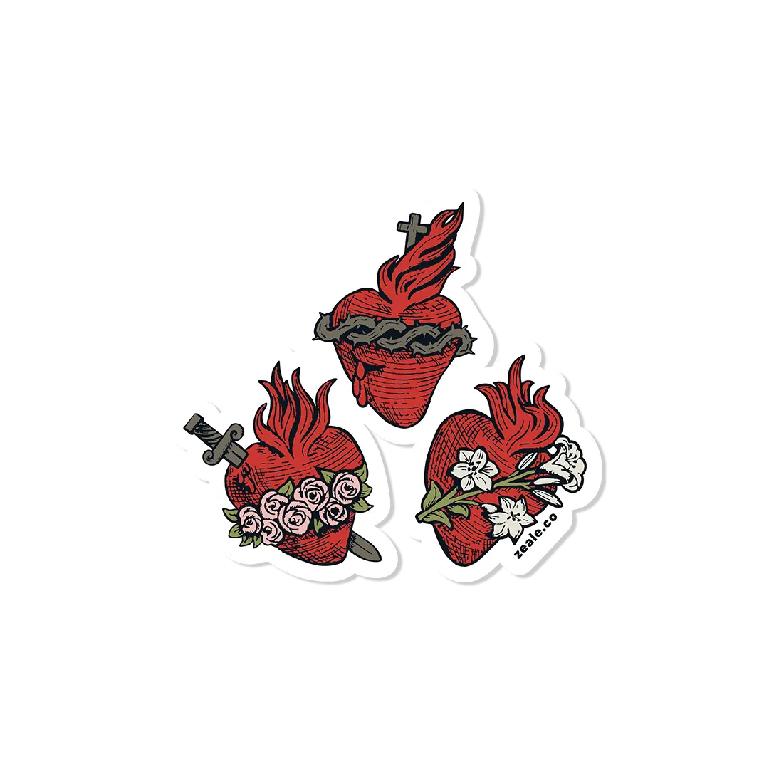 Holy Hearts Sticker