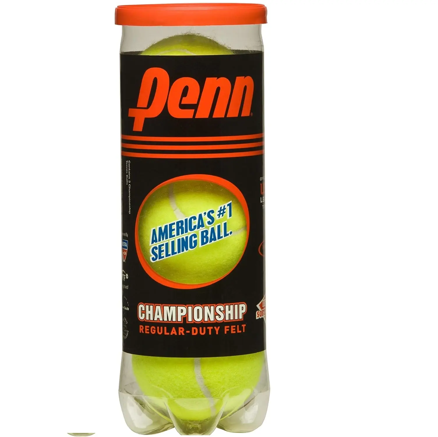 Penn Championship Tennis Balls - Regular Duty Felt Pressurized Tennis Balls