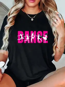 Dance Graphic Dancer Dancing Lover Summer Casual Shortsleeve Cotton T-Shirt