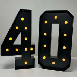 Birthday Decorations, 3 Foot Large Glow Sign, 3 Feet High Numbers, Perfect for Birthdays Anniversary Graduation Party Decoration, Party Supplies
