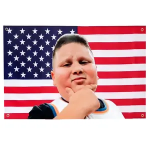 We Bring The Boom 3x5Ft Flag A.J Big Justice Tapestry  for Wall Hanging College Dorm Room Guys Man Cave Outdoor Indoor  Decorative  Banner