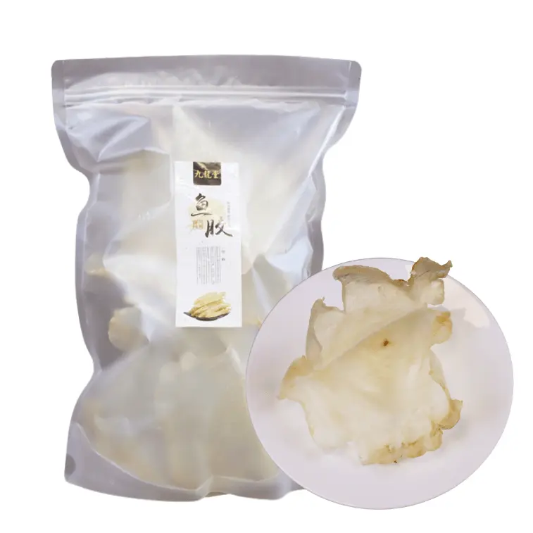 Royal Seafood USA Premium Dried South American wild caught fish maw big mac size (3-4Pcs) 1 lb, Natural seafood, Dried goods