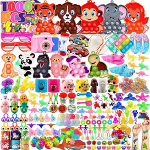 1000 PCS Party Favors for Kids, Fidget Toys Bulk, Prize Treasure Box Toys for Classroom, Birthday Gifts, Pinata Stuffers, Goodie Bags Stuffers for Kids, Carnival Prizes
